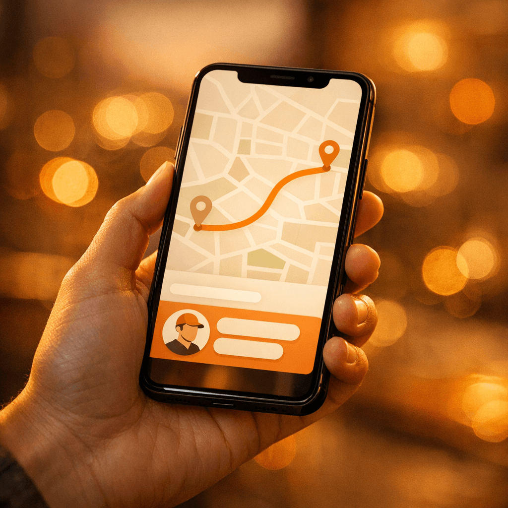 Dinevate Delivery Manager App interface