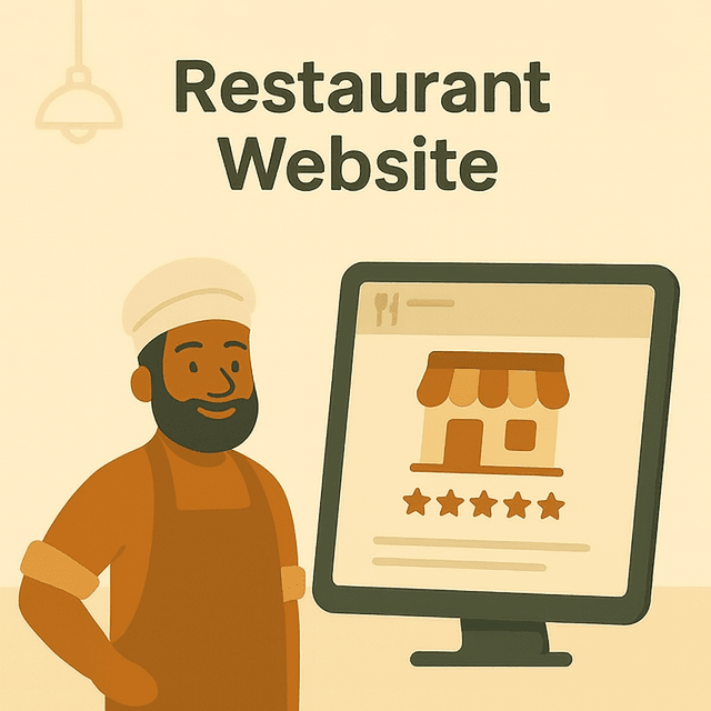 Professional restaurant website