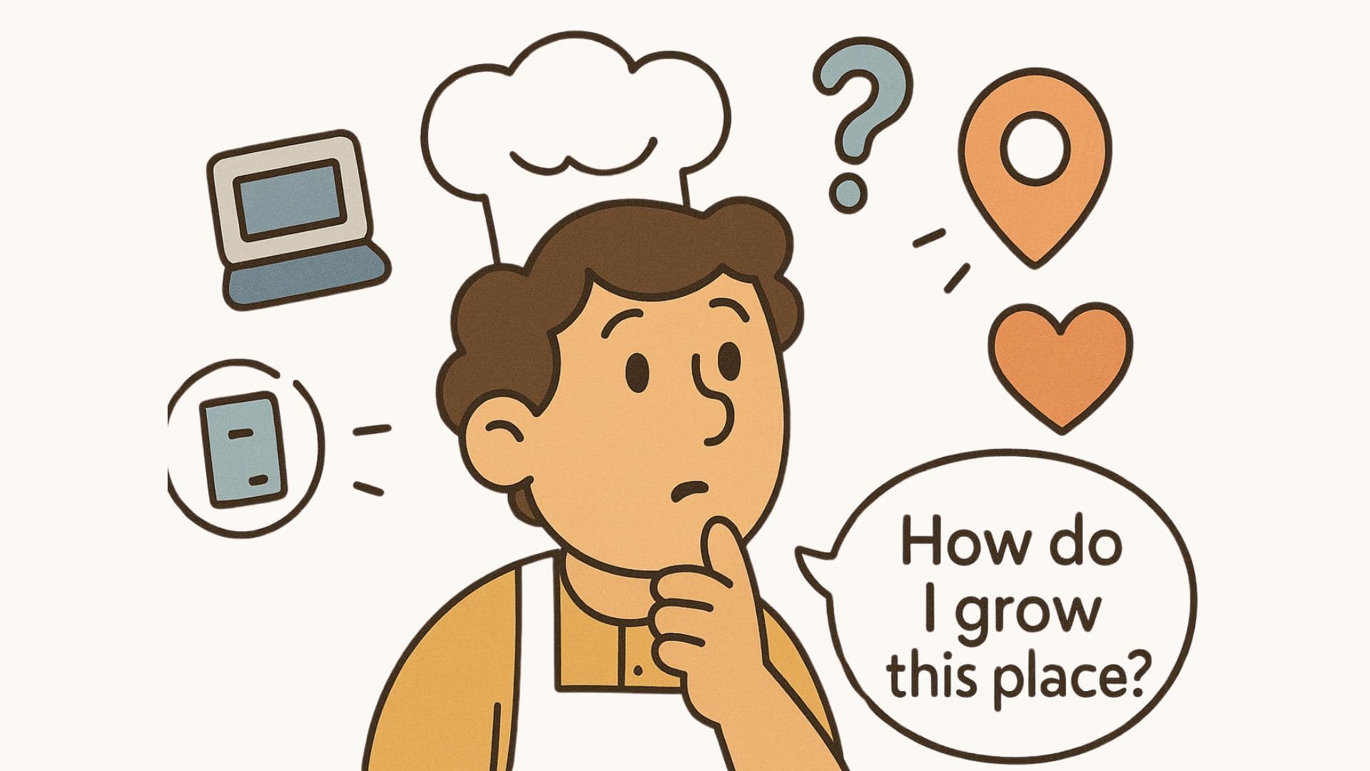 Restaurant owner reviewing the Dinevate growth system