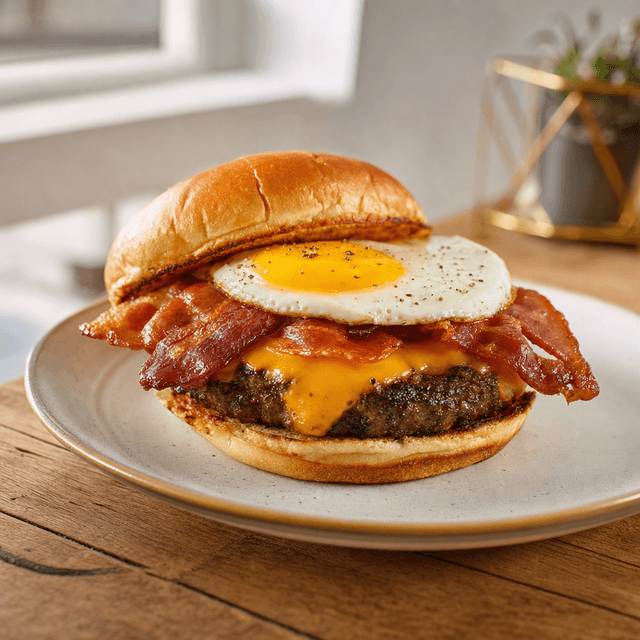 Bacon & Egg Cheeseburger