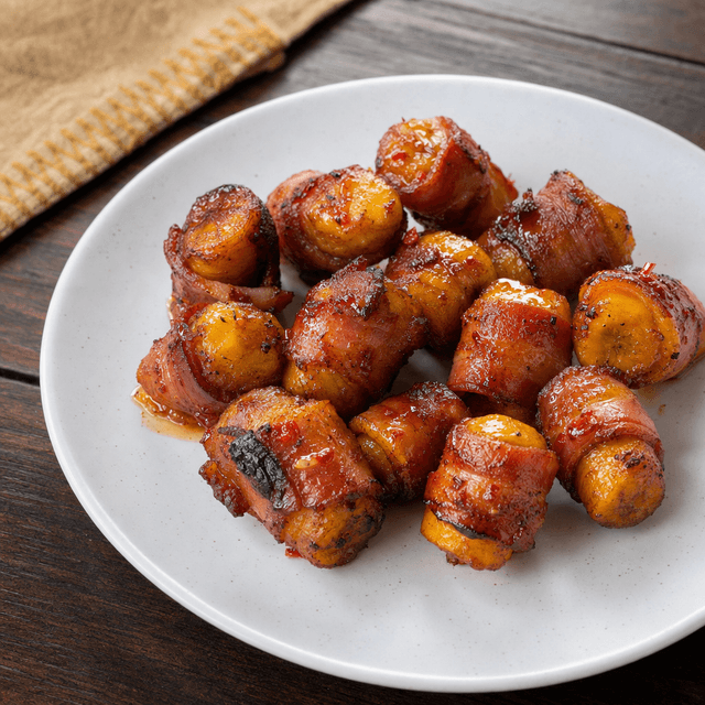 Jamaican Bacon Plantains