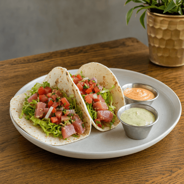Poke Tuna Tacos