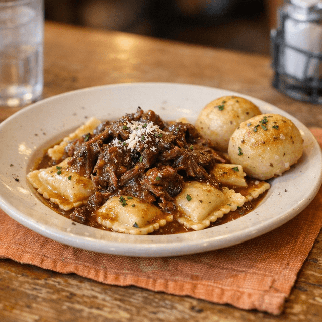 Ravioli Short Ribs