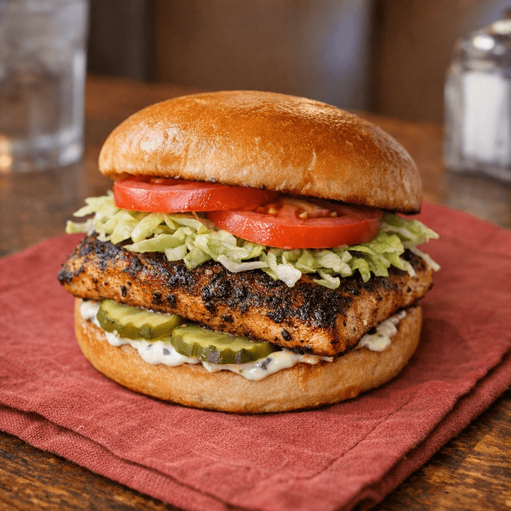 Blackened Mahi Sandwich