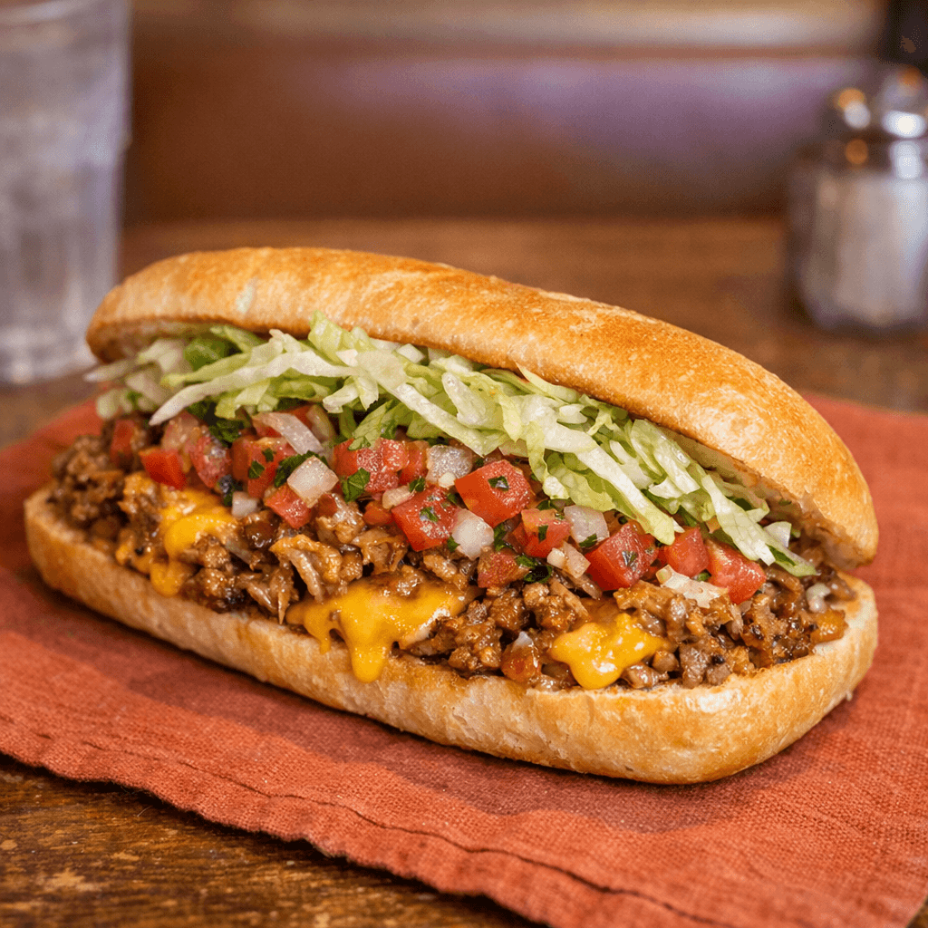 Pulled Pork Chopped Cheese