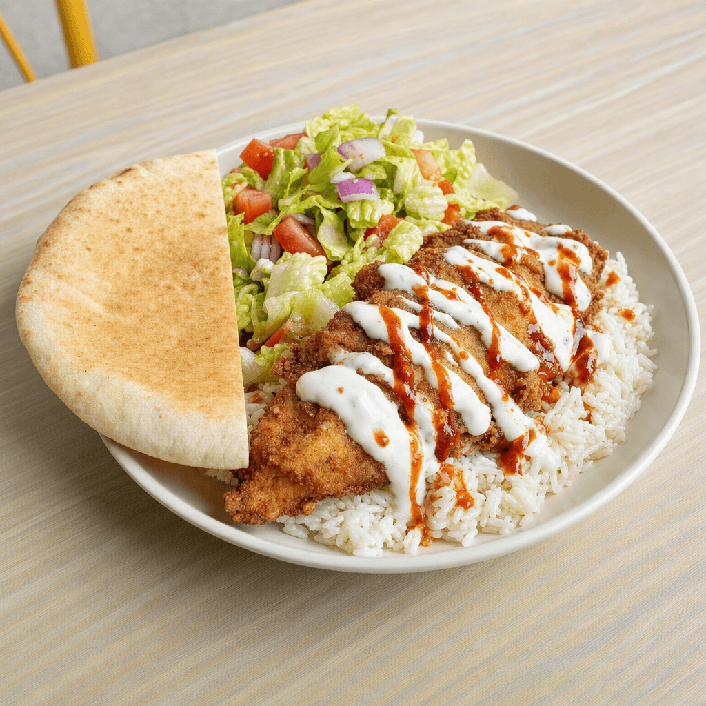 Fried Fish Over Rice