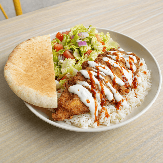 Fried Fish Over Rice