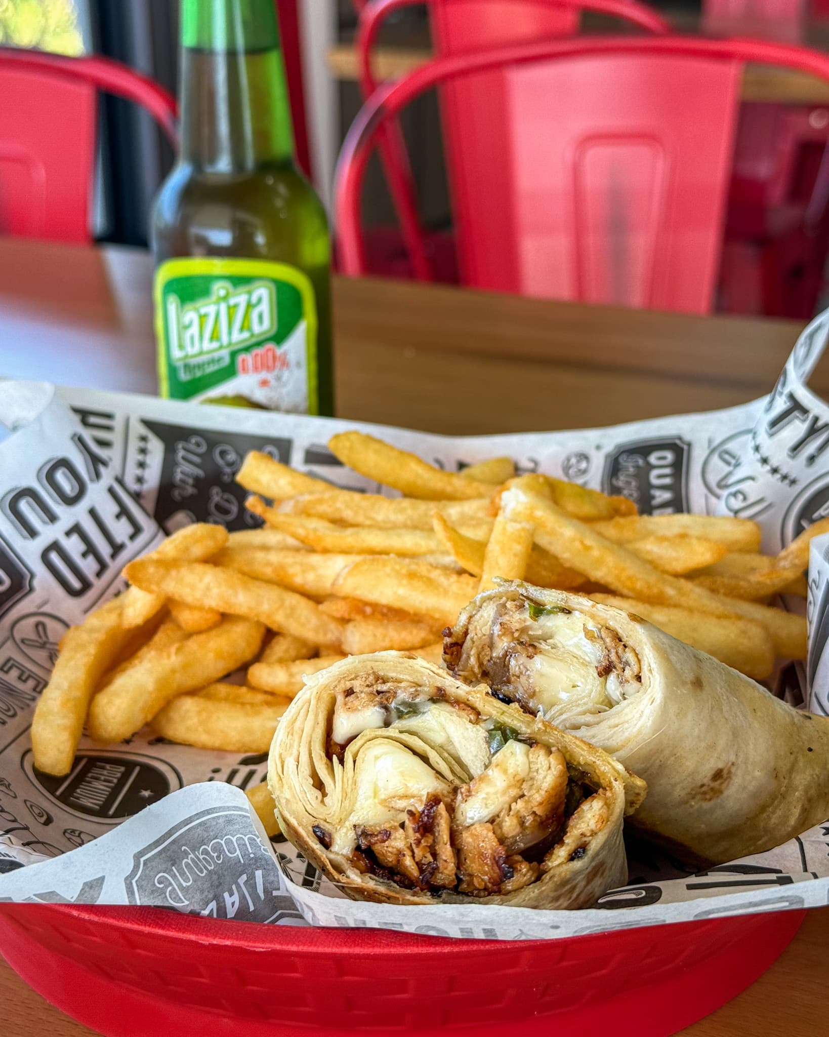 Experience the vibe of Wraps and Kabobs in Tarpon Springs, Florida.